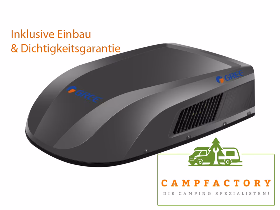 Dachklimaanlage Gree 3600 inkl. Montage & Dichtigkeitsgarantie