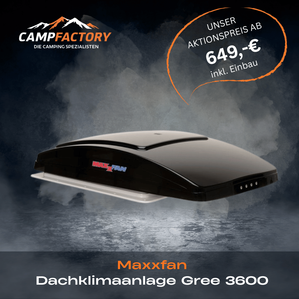 Deluxe Dachlüfter Ventilator - Dichtigkeitsgarantie inkl. Einbau