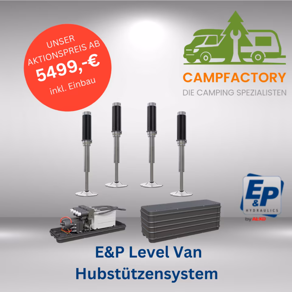 LevelVan Hubstützensystem für Kastenwagen inkl. Montage