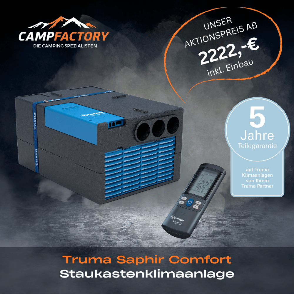 Saphir COMFORT Stauraumklima inkl. Einbau
