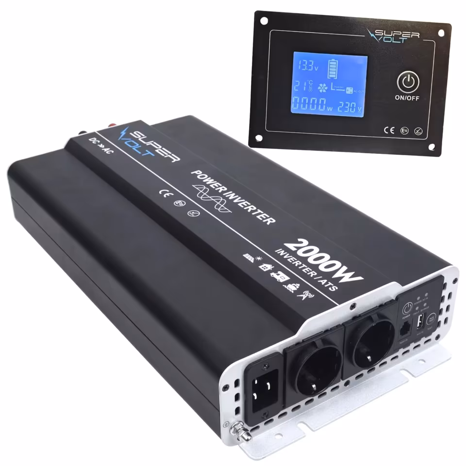 Wechselrichter mit Vorrangschaltung 2000W inkl. Montage